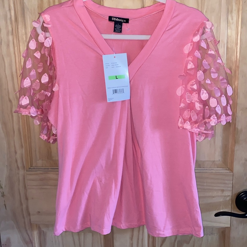 Pink blouse